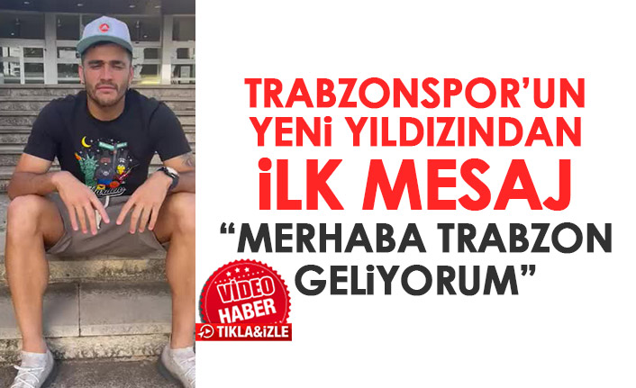 Trabzonspor'un yıldız transferi Maxi Gomez'den taraftara ilk mesaj: Merhaba Trabzon geliyorum