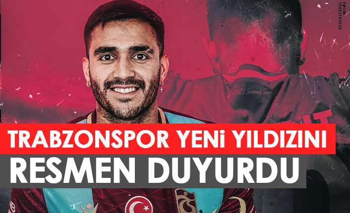 Trabzonspor yıldız transferini resmen duyurdu