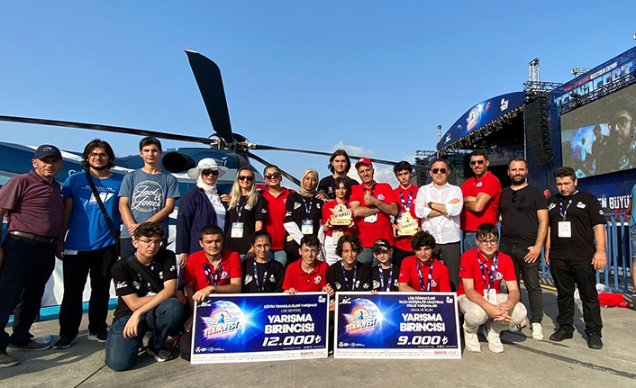 Trabzon'a TEKNOFEST'ten 2 Türkiye birinciliği