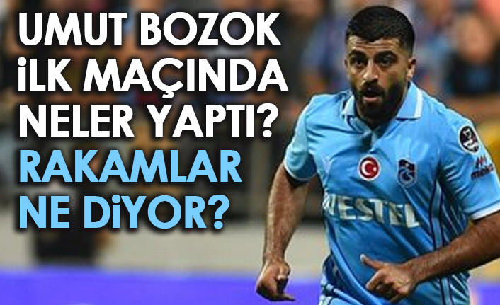 Umut Bozok ilk maçında ne yaptı? Rakamlar ne diyor?