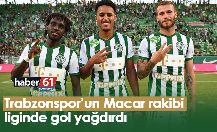 Trabzonspor’un Macar rakibi liginde gol yağdırdı