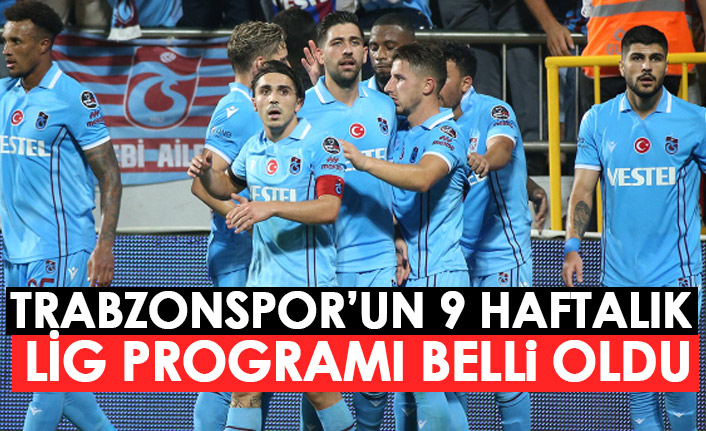 Beşiktaş Trabzonspor maçı ne zaman? Süper Lig'de 9 haftalık maç programı açıklandı