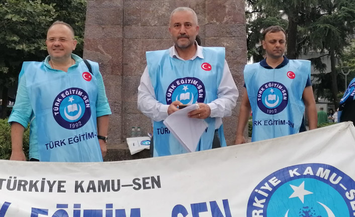 Türk Eğitim-Sen'den yeni öğretim yılı öncesi basın açıklaması