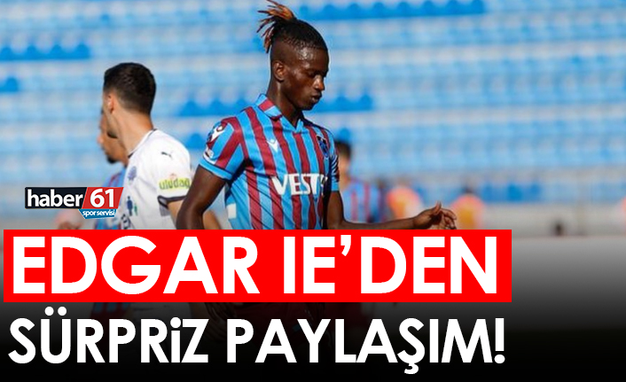 Eski Trabzonsporludan sürpriz paylaşım!