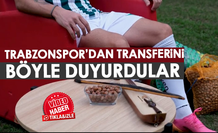Giresunspor, Trabzonsporlu futbolcunun transferini video ile duyurdu