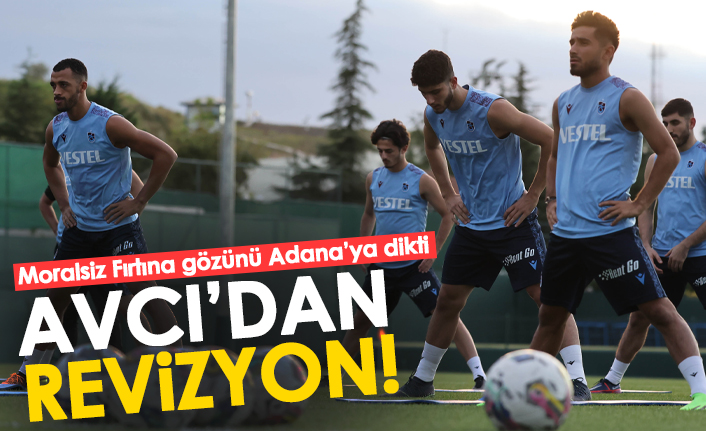Trabzonspor gözünü Adana Demirspor'a dikti! Avcı'dan revizyon beklentisi