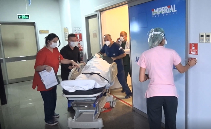 İmperial Hastanesi’nde gerçeğini aratmayan tatbikat!