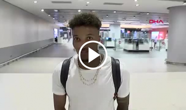 Trabzonsporun yeni transferi Jean-Philippe Gbamin, İstanbula geldi. Video Haber