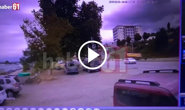 Trabzon'daki feci kazanın görüntüleri kameralara yansıdı. Video Haber