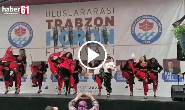 Trabzon’da horon festivaline turistlerden yoğun ilgi. Video Haber