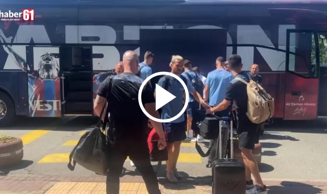 Trabzonspor ilk kamp için yola çıktı. Video Haber