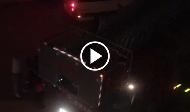 Trabzon'da itfaiye yavru kedi için seferber oldu. Video Haber