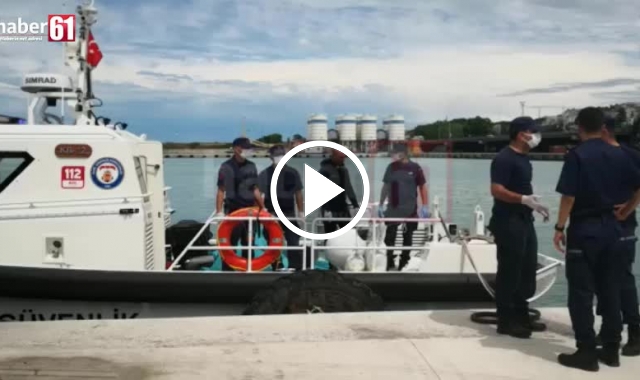 Trabzon'da Liman Açıklarında denizde ceset bulundu. 27 Haziran 2022 - Video Haber