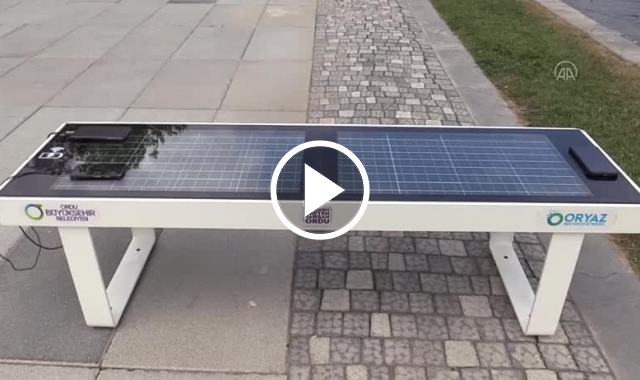 Ordu'da 6 telefonu aynı anda şarj edebilen bank. Video Haber