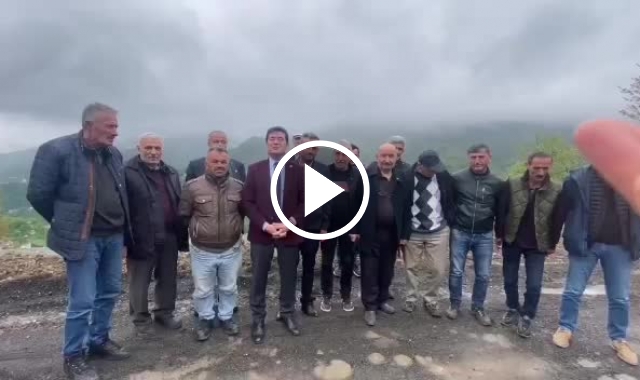 CHP'li Ahmet Kaya'dan Düzköy'de inceleme: Evler kayıyor! Video Haber