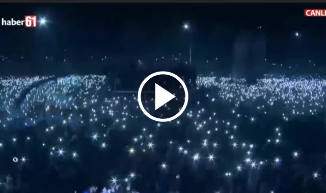 Trabzonspor taraftarı İstanbul Yenikapı'da coşuyor.. Video Haber