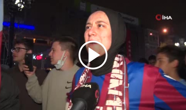 Trabzonspor'un şampiyonluğu Başkent'te coşkuyla kutlandı. Video Haber