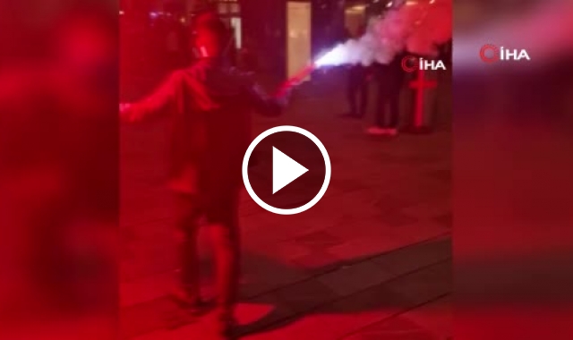 Viyana’da Trabzonspor şampiyonluğu coşkuyla kutlandı. Video Haber