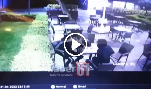 Trabzon'da cinayet anı kameralara yansıdı. Video Haber