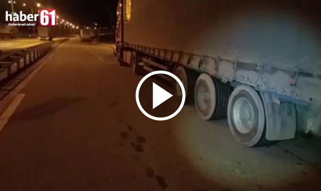 Trabzon’da tırda arama! 25 Bin 500 paket sigara yakalandı. Video haber.