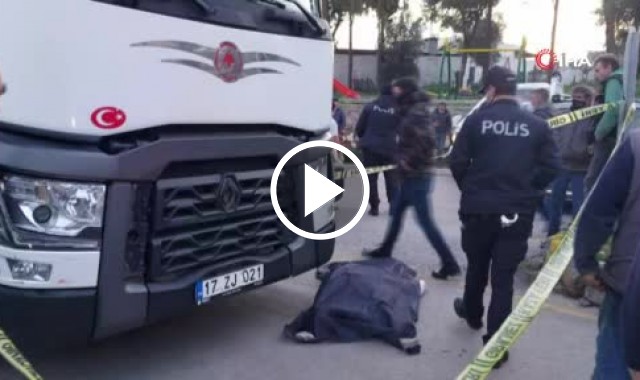 Bodrum'da feci kaza; tır çarpan yaşlı adam olay yerinde can verdi. Video haber