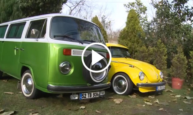 Ordulu fırıncının klasik araç merakı! 10 tane aracı var. Video Haber