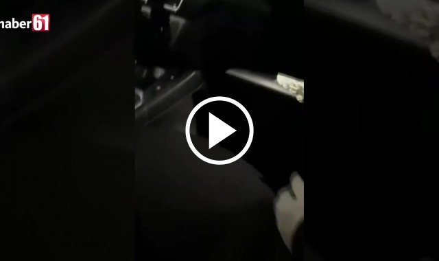 Trabzon'da yakalanan araçta yok yok. Video Haber