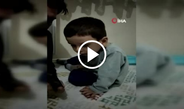 Minik Kaan’ın, Bakasetas üzüntüsü binlerce kez izlendi. Video Haber