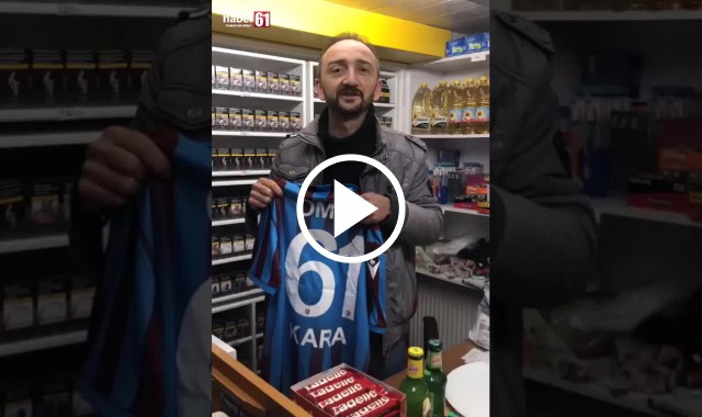 Giresunlu taraftara Ahmet Metin Genç'ten forma hediyesi. - Video Haber