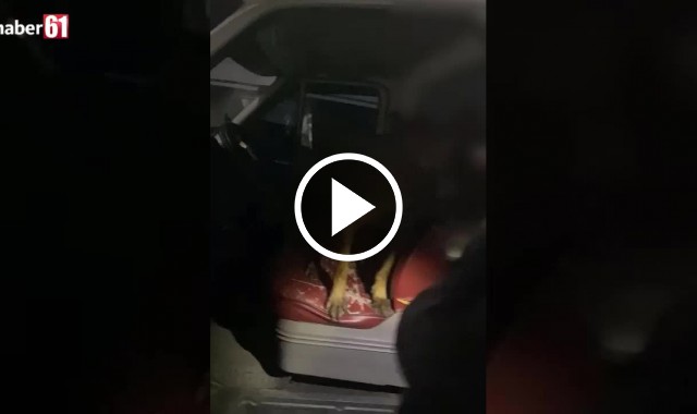 Trabzon'da uyuşturucu direksiyondan çıktı. Video haber