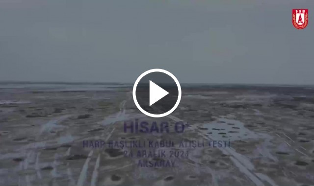 Yerli hava savunma sistemi HİSAR O+'nın başarısı kamerada..hedefi böyle vurdu! 26.12.2021