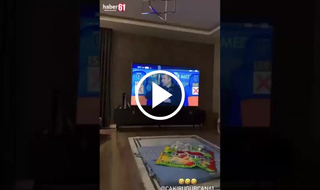 Uğurcan Çakır’ın maç heyecanı. 19.02.2021