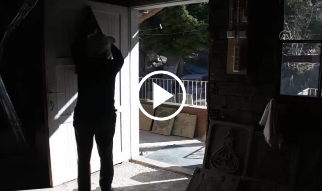 Trabzon'da taş oymacılığı ustası kendi mezar taşını da hazırladı. 22 Ocak 2021