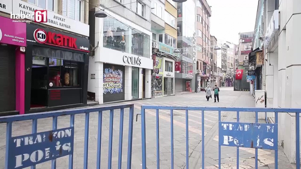 Trabzon’da sessizlik hâkim: Vatandaşlar koronavirüs tedbirlerine uyuyor