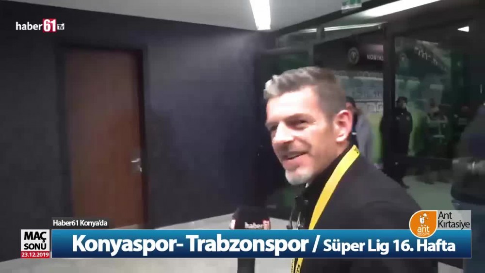 Konyaspor maçı ardından Karaman'dan açıklamalar.