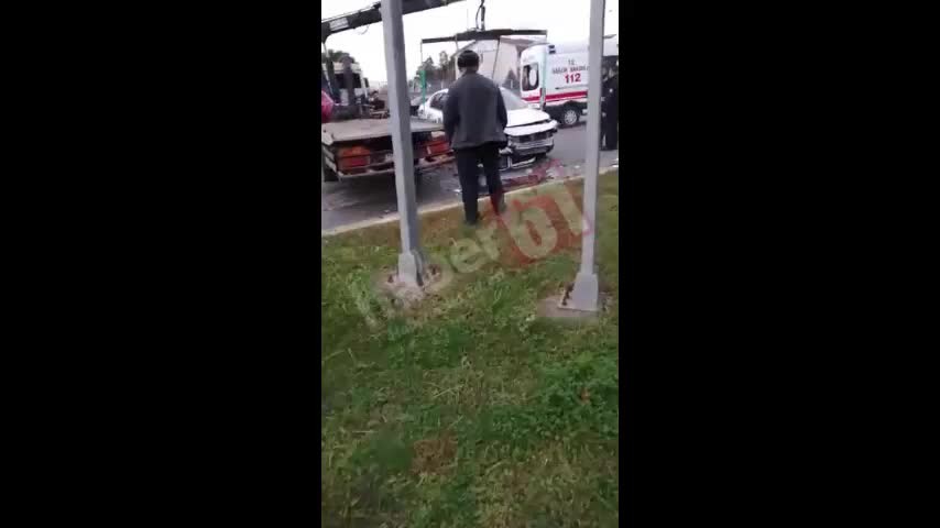 Trabzon'da kaza - Kontrolünü kaybedince bu hale geldi...15.12.2019