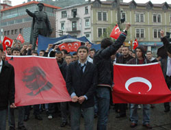 Terör saldırısına Giresun'da tepki