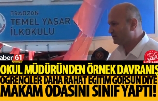 Temel Yaşar Çoruh İlköğretim okulundan iki güzel davranış