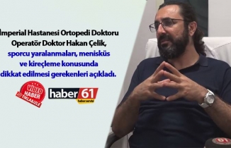 Sporcu yaralanmaları, menisküs ve Kireçleme hastalıkları ile ilgili bilinmesi gerekenler