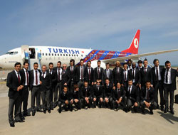 THY Barcelona uçağı teşekkürü