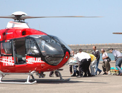 Helikopter imdata yetişti