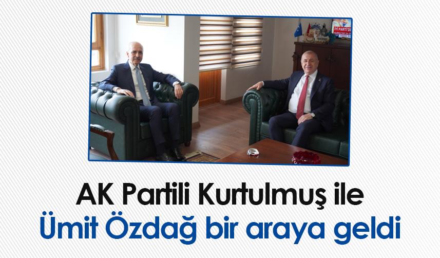 AK Partili Kurtulmuş ile Zafer Partisi lideri Ümit Özdağ bir araya geldi