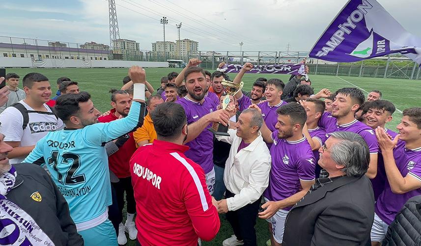 Orduspor, namağlup şampiyon oldu