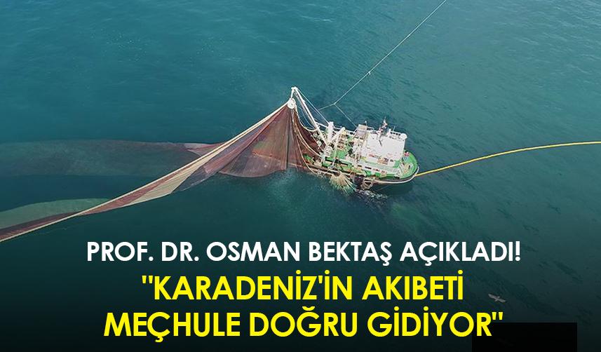 Prof. Dr. Osman Bektaş açıkladı! "Karadeniz'in akıbeti meçhule doğru gidiyor"