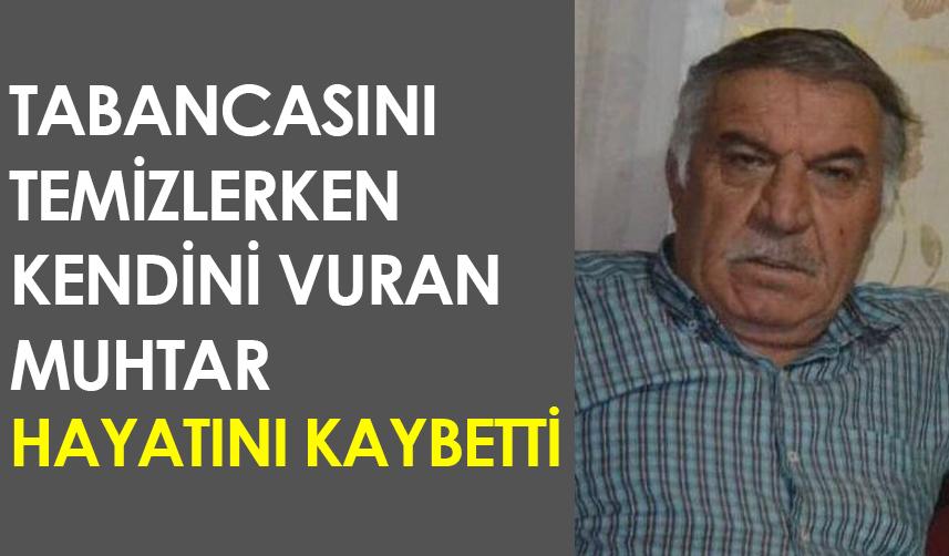 Artvin'de tabancasını temizlerken kendini vuran muhtar hayatını kaybetti