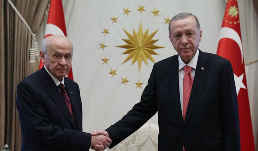 Cumhurbaşkanı Erdoğan ittifak liderleriyle görüştü