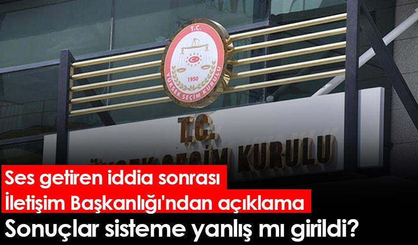 Ses getiren iddia sonrası İletişim Başkanlığı'ndan açıklama