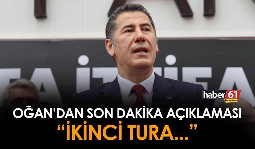 Cumhurbaşkanı Adayı Sinan Oğan'dan flaş açıklama! "İkinci tura..."