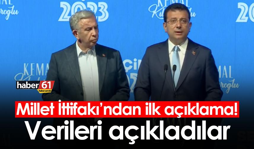 Millet İttifakı’ndan ilk açıklama! Verileri açıkladılar