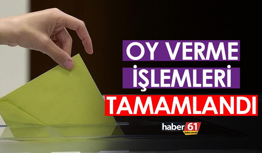 Cumhurbaşkanlığı ve 28. Dönem Milletvekili seçimi için oy verme işlemi sona erdi